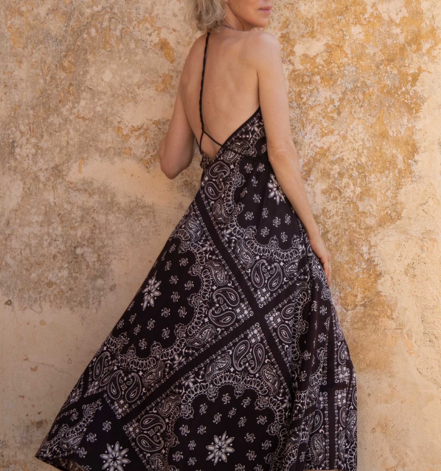 Sun Dress in Bandana Print - Image 4
