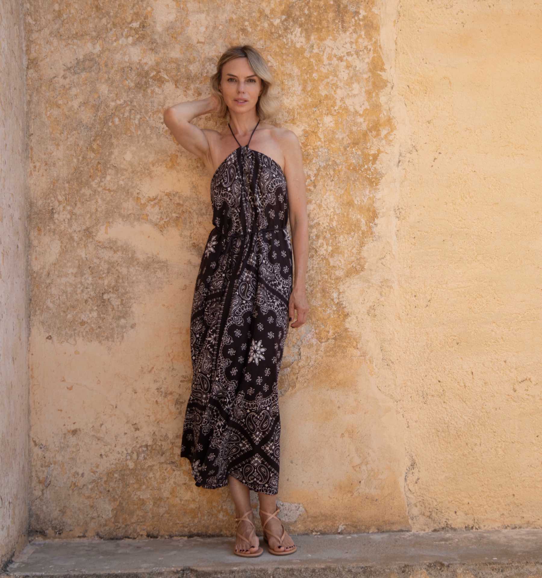 Sun Dress in Bandana Print