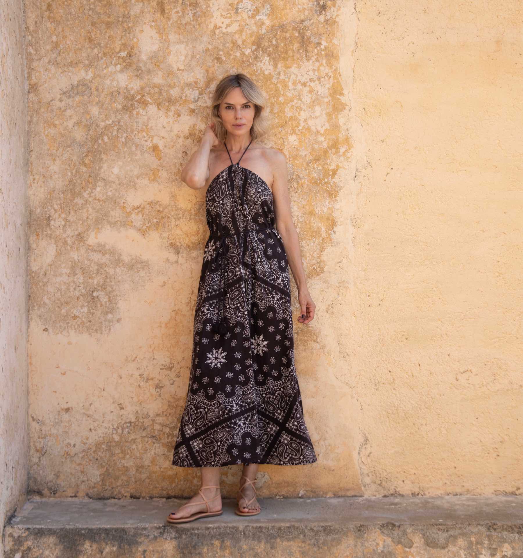 Sun Dress in Bandana Print - Image 2
